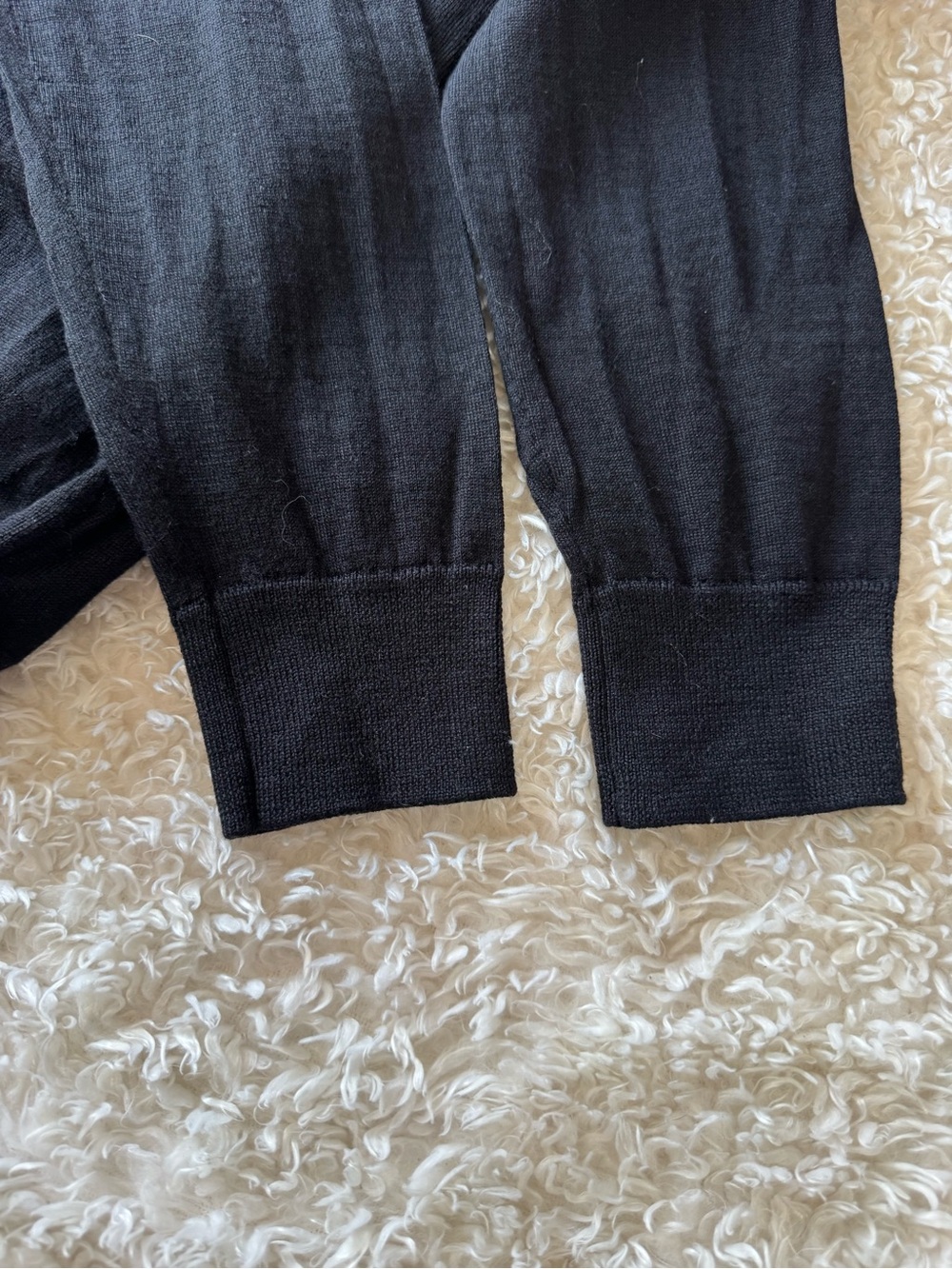 NN07 black turtleneck sweater Richard 6630 100% extra fine merino wool top - Picture 8 of 11